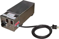 Valad Electric Heating - 14" Long x 8 Wide x 6" High, 220 Volt Hot Plate - 100 to 550°F, 1 Burner, Aluminum Plate, 1500 Watt, 6 Amps, 304 Stainless Steel Base - Apex Tool & Supply
