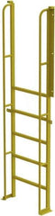 TRI-ARC - 102" 6 Step Configurable Crossover Ladder - 90° Incline, 1,000 Lb Capacity, 60" Platform Height, 30" Base Width x 15" Base Depth, Perforated Tread - Apex Tool & Supply
