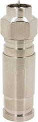 Ideal - Straight, F Type Compression Coaxial Connector - Compatible with RG11 - Apex Tool & Supply