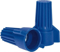 Ideal - 3, 12 to 2, 6 AWG, 600 Volt, Flame Retardant, Wing Twist on Wire Connector - Blue, 221°F - Apex Tool & Supply