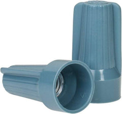 Ideal - 2, 12 to 2, 6 AWG, 600 Volt, Flame Retardant, Standard Twist on Wire Connector - Blue & Gray, 221°F - Apex Tool & Supply