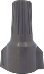 Ideal - 2, 18 to 3, 10 AWG, 600 Volt, Weatherproof, Wing Twist on Wire Connector - Gray & Red, 221°F - Apex Tool & Supply