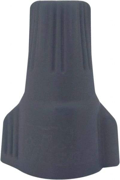 Ideal - 2, 20 to 2, 14 AWG, 600 Volt, Weatherproof, Wing Twist on Wire Connector - Gray & Orange, 221°F - Apex Tool & Supply
