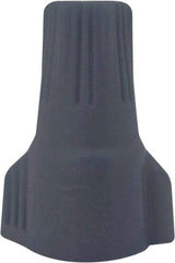 Ideal - 2, 20 to 2, 14 AWG, 600 Volt, Weatherproof, Wing Twist on Wire Connector - Gray & Orange, 221°F - Apex Tool & Supply
