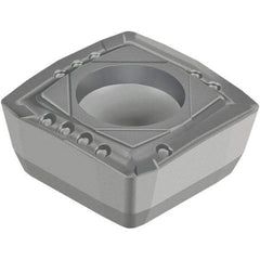 Walter - P4848 E57 Grade WKP35S Carbide Indexable Drill Insert - TiCN/Al2O3/TiN Finish, Square, 17.5mm Inscribed Circle - Apex Tool & Supply