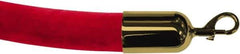 Tensator - 6' Long x 2" Wide Velour Rope - Red - Apex Tool & Supply