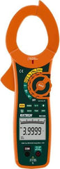 Extech - MA1500, CAT IV, Digital True RMS Auto Ranging Clamp Meter with 2" Clamp On Jaws - 750 VAC, 1000 VDC, 1500 AC/DC Amps, Measures Voltage, Capacitance, Current, Frequency, Resistance - Apex Tool & Supply