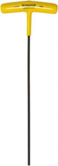 Bondhus - 9/64" Hex, T-Handle Cushion Grip, Hex Key - 9" OAL, Protanium High Torque Steel, Inch System of Measurement - Apex Tool & Supply