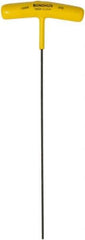 Bondhus - 3/32" Hex, T-Handle Cushion Grip, Hex Key - 9" OAL, Protanium High Torque Steel, Inch System of Measurement - Apex Tool & Supply