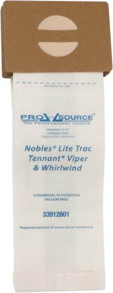 PRO-SOURCE - Meltblown Polypropylene & Paper Vacuum Bag - For Nobles Lite Trac, Tennant Viper & Whirlwind, Blue Star 16 Dual Motor Vac & V-HDU-14 - Apex Tool & Supply