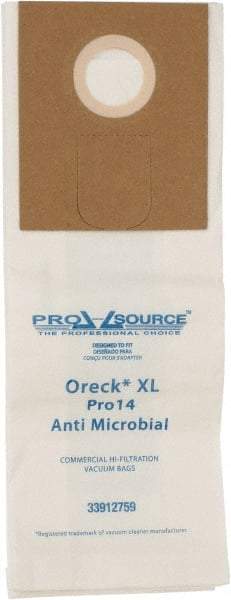 PRO-SOURCE - Meltblown Polypropylene & Paper Vacuum Bag - For Oreck XL Pro 14 Uprights - Apex Tool & Supply