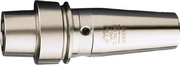 HAIMER - 10mm Hole Diam, HSK40E Taper Shank Shrink Fit Tool Holder & Adapter - 80mm Projection, 24mm Nose Diam, 42mm Clamping Depth, 25,000 RPM - Exact Industrial Supply