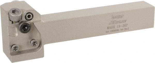 Iscar - MAH, External, Right Hand, Indexable Grooving Tool Holder - 3/4" Shank Height, 3/4" Shank Width, 5" OAL, Through Coolant - Apex Tool & Supply