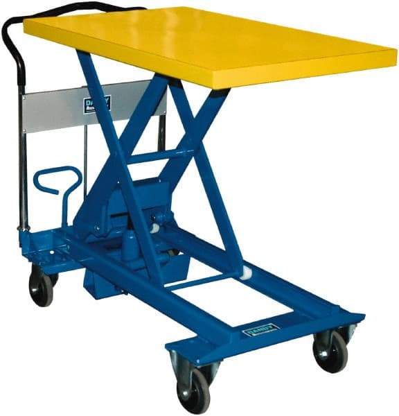 Southworth - 1,100 Lb Capacity Portable Foot-Operated Scissor Lift Table - 11.8" to 36-3/5" Lift Height, 35.81" Platform Length x 23.6" Platform Width - Apex Tool & Supply