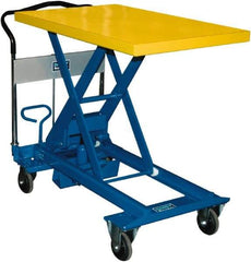 Southworth - 1,100 Lb Capacity Portable Foot-Operated Scissor Lift Table - 11.8" to 36-3/5" Lift Height, 35.81" Platform Length x 23.6" Platform Width - Apex Tool & Supply