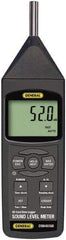 General - A and C Frequency Weight, Backlit LCD Display Class 1 Sound Meter - 30 to 130 Decibels - Apex Tool & Supply