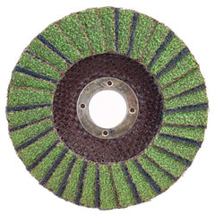 5″ × 1/4″ × 7/8″ Neon R766 Flap Disc Type 27 Flat 36 Grit - Apex Tool & Supply
