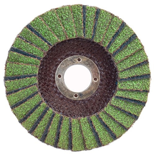 5″ × 1/4″ × 7/8″ Neon R766 Flap Disc Type 27 Flat 40 Grit - Apex Tool & Supply