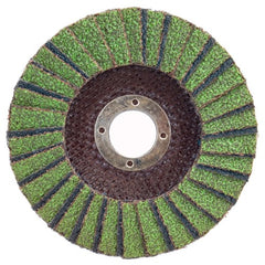 5″ × 1/4″ × 7/8″ Neon R766 Flap Disc Type 27 Flat 40 Grit - Apex Tool & Supply