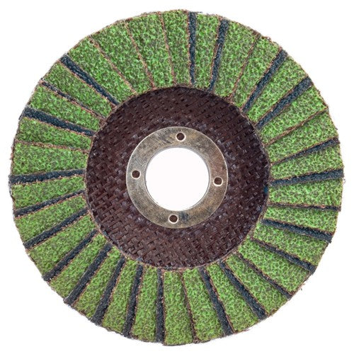5″ × 1/4″ × 7/8″ Neon R766 Flap Disc Type 27 Flat 60 Grit - Apex Tool & Supply