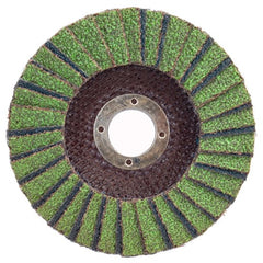 5″ × 1/4″ × 7/8″ Neon R766 Flap Disc Type 27 Flat 60 Grit - Apex Tool & Supply