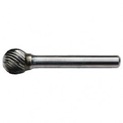 SD-42 Standard Cut Solid Carbide Bur-Ball Shape - Apex Tool & Supply