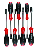 7 Piece - 3/16 - 1/2 - SoftFinish® Cushion Grip Inch Nut Driver Set - Apex Tool & Supply