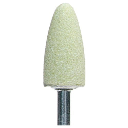 3/8″ × 3/4″ 1/8″ Spindle Quantum Mounted Point B52 80 Grit Ceramic Alumina - Apex Tool & Supply