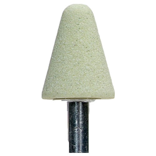 ‎3/4″ × 1-1/8″ 1/4″ Spindle Quantum Mounted Point A5 80 Grit - Apex Tool & Supply
