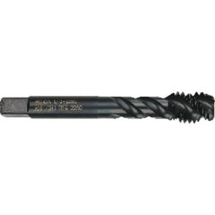 ‎#10 - 32 NF 3-Flute, H5 Semi-Bottoming Series/List # 2091 Spiral Flute Tap - Apex Tool & Supply