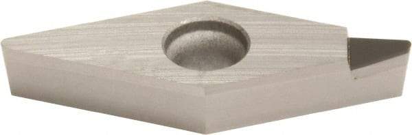 Sumitomo - NF-VCMX331 Grade DA1000 Polycrystalline Diamond (PCD) Turning Insert - 35° Diamond, 3/8" Inscr Circle, 3/16" Thick, 1/64" Corner Radius - Apex Tool & Supply