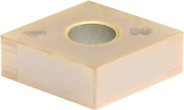 Sumitomo - 4NC-CNGA431 Grade BNC160 PCBN Turning Insert - TiN Finish, 80° Diamond, 1/2" Inscr Circle, 3/16" Thick, 1/64" Corner Radius - Apex Tool & Supply