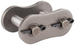 U.S. Tsubaki - 1-3/4" Pitch, ANSI 140, Cottered Roller Chain Connecting Link - For Use with Single Strand Chain - Apex Tool & Supply