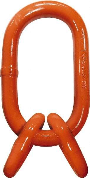 CM - 100 Grade Powder Coated Steel Oblong Link Assembly - 1-3/4" Diameter, 91,700 Lb Load Limit - Apex Tool & Supply