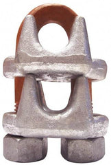 CM - 1/2" Piggyback Wedge Socket Clip - 1/2 - 13, 1.19" Between Centers, Galvanized - Apex Tool & Supply