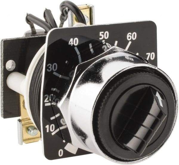 Square D - 5,000 Ohm, 30mm, 600 Volt Potentiometer - 2 Watts, Nonilluminated - Apex Tool & Supply