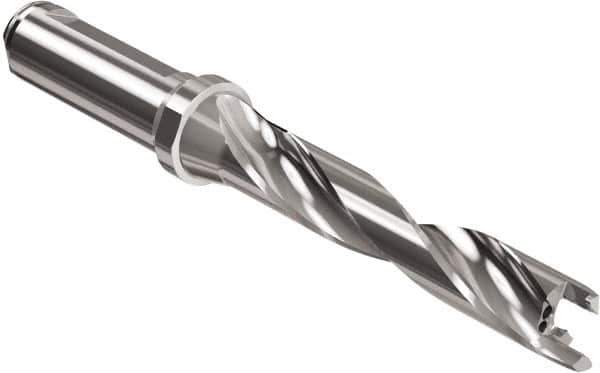 Seco - 15 to 15.99mm Diam, 5xD, 80mm Max Depth, 5/8" Shank Diam, 3.551" Flute, 6.031" OAL, Replaceable Tip Drill - SD405 Toolholder, Series Crownloc Plus - Apex Tool & Supply