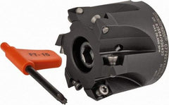 Kennametal - 2" Cut Diam, 0.059" Max Depth, 3/4" Arbor Hole, 6 Inserts, XD 09 Insert Style, Indexable Copy Face Mill - C7792VXD09-A2.00Z06R Cutter Style, 1.574" High, Through Coolant, Series 7792 - Apex Tool & Supply