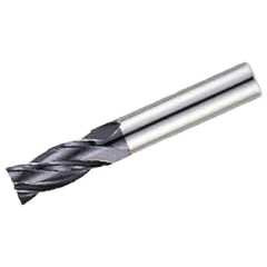 Iscar - 12mm, 4 Flute, Single End, Solid Carbide, 0.6mm Corner Radius End Mill - 83mm OAL, Right Hand Flute, 24mm LOC, Right Hand Cut - Apex Tool & Supply