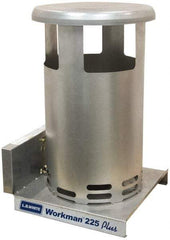 LB White - 45,000 to 225,000 BTU, Propane Convection Heater - 100 Lb Fuel Capacity, 16-1/2" Long x 15" Wide x 25" High - Apex Tool & Supply