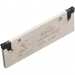 Iscar - 1.65mm Blade Width, 58mm OAL, Neutral Cut, Single End Indexable Cut-Off Blade - 11.5mm Max Depth of Cut, TGFH Blade, Tang-Grip Series - Apex Tool & Supply