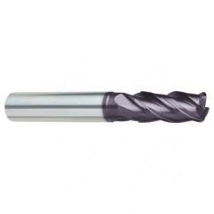 25mm Dia. - 121mm OAL - 4 FL Variable Helix Super-A Carbide End Mill - Apex Tool & Supply