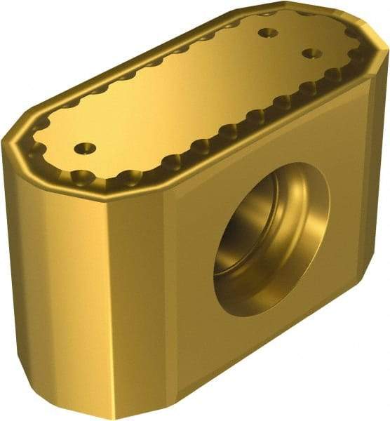 Sandvik Coromant - 425N1707 KLW Grade 1020 Carbide Milling Insert - TiAlN Finish, 10mm Thick - Apex Tool & Supply
