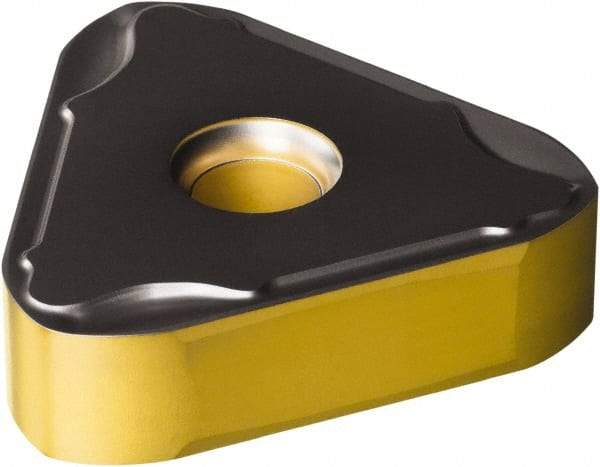 Sandvik Coromant - TNMX4910 MF Grade 4325 Carbide Turning Insert - TiCN/AI2O3/TiN Finish, 60° Triangle, 28.57mm Inscr Circle, 10mm Thick, 12mm Corner Radius - Apex Tool & Supply