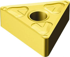 Sandvik Coromant - TNMG331 XF Grade GC30 Carbide Turning Insert - 60° Triangle, 3/8" Inscr Circle, 3/16" Thick, 1/64" Corner Radius - Apex Tool & Supply