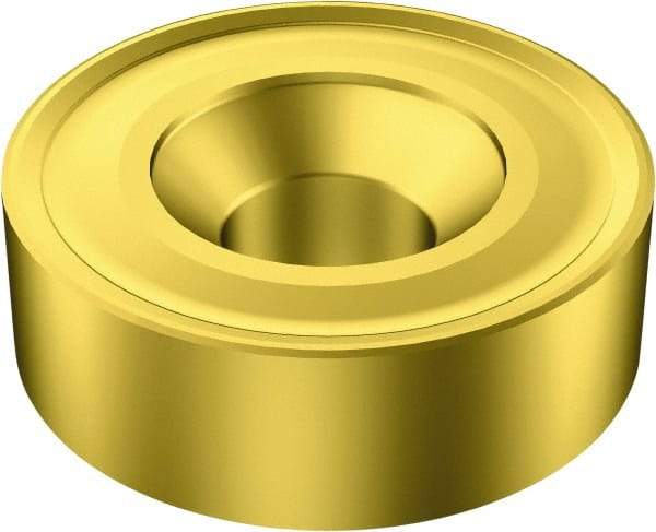 Sandvik Coromant - 190.13812 MR Grade 235 Carbide Turning Insert - Round, 1-1/2" Inscr Circle, 1/2" Thick, 19.05mm Corner Radius - Apex Tool & Supply