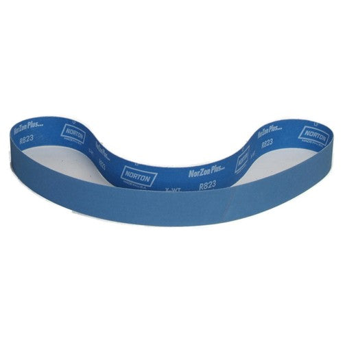 2″ × 48″ NorZon Plus R821 Narrow Belt 50 Grit Zirconia Alumina - Apex Tool & Supply