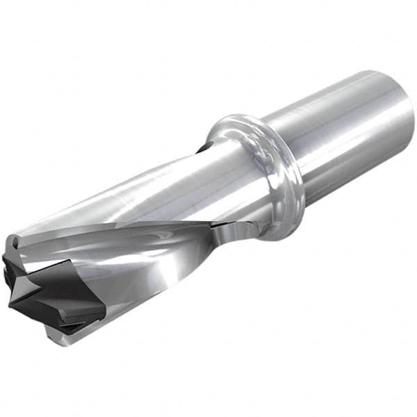 Iscar - 1.417 to 1.453", 8xD, 11.33" Max Depth, 1-1/4" Shank Diam, 1.453" Flute, 15.33" OAL, Replaceable-Tip Drill - Apex Tool & Supply