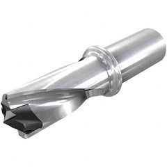 Iscar - 1.417 to 1.453", 8xD, 11.33" Max Depth, 1-1/4" Shank Diam, 1.453" Flute, 15.33" OAL, Replaceable-Tip Drill - Apex Tool & Supply