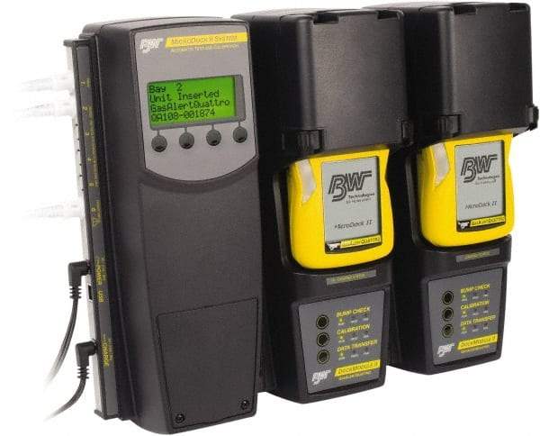 BW Technologies by Honeywell - 8.3' Long Gas Detector 2-Unit Docking Station - Plastic - Apex Tool & Supply